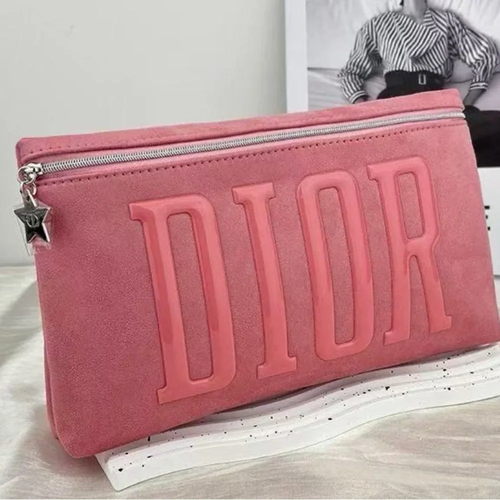 Dior Pink Cosmetic Pouch